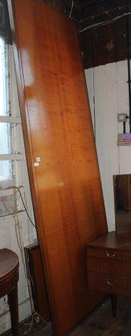 Modern Italian Delvera satinwood & chrome centre table